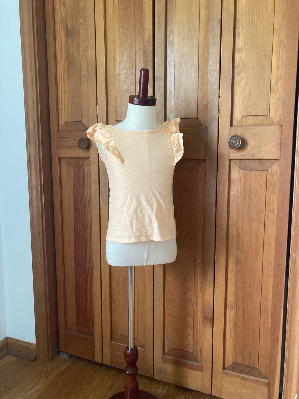 Jumping Beans Peach Ruffled Pullover Top, Size 3T
